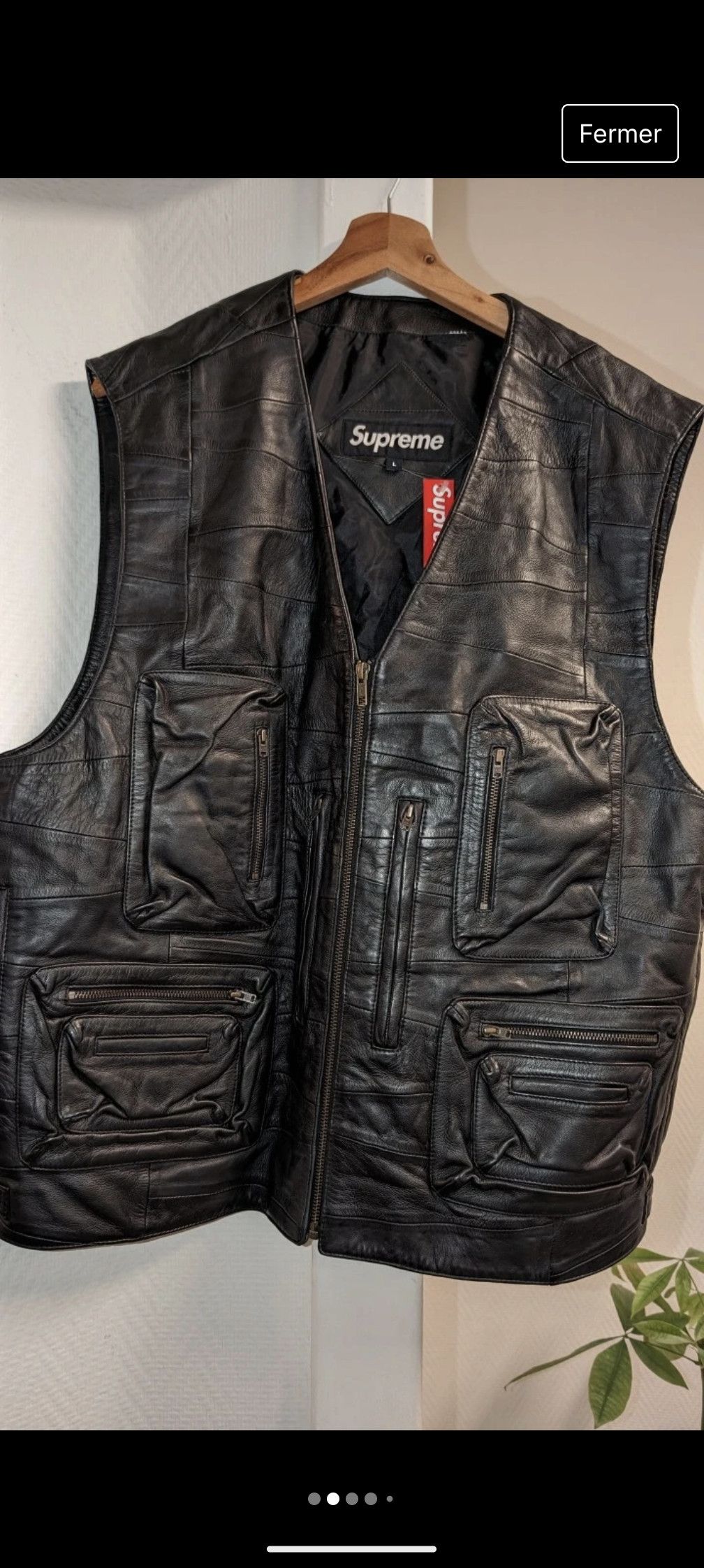 Supreme motorcycle vest online