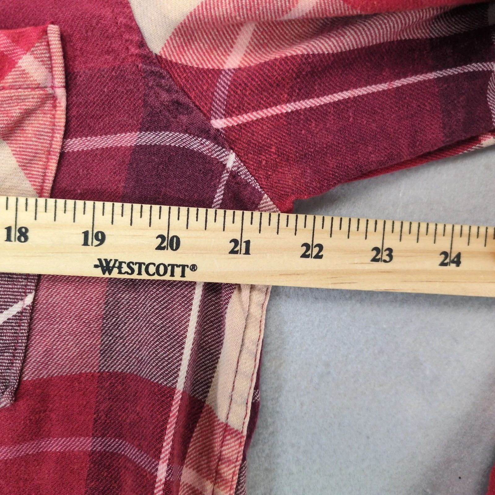 Aeropostale Aeropostale Plaid Cotton Flannel Button Up Shirt Women's M Size M / US 6-8 / IT 42-44 - 6 Thumbnail