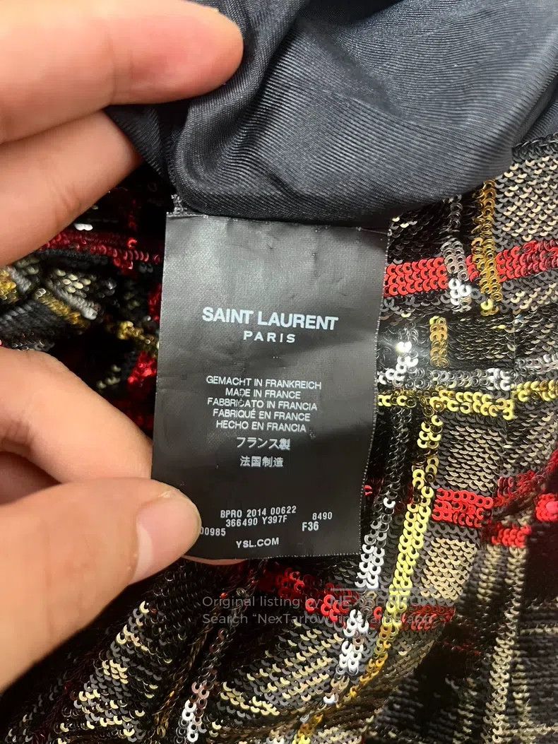 Saint Laurent Paris Saint Laurent Paris size F36 Pleated Skirt Size 26" / US 2 / IT 38 - 4 Thumbnail