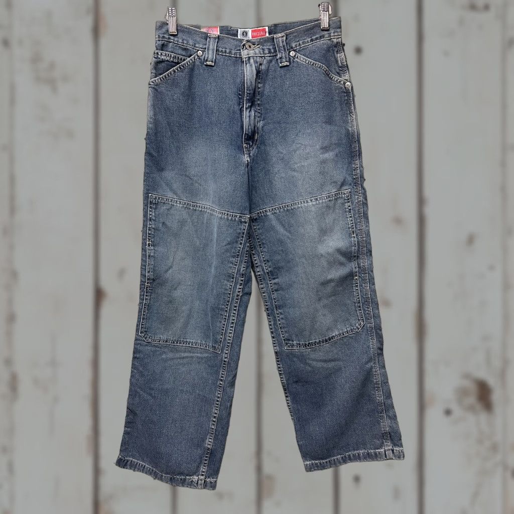 Vintage VINTAGE AriZona Jeans Denim Jeans Straight 30 Inseam Mens Regular 29 18 Sz Blue Cotton 2000 Arizona Double Knee skate Size US 29 - 1 Thumbnail