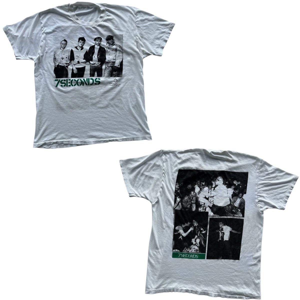 Band Tees 🔥Crazy Rare!!!! 7 Seconds Punk Hardcore Music Band🔥 Size US M / EU 48-50 / 2 - 1 Thumbnail