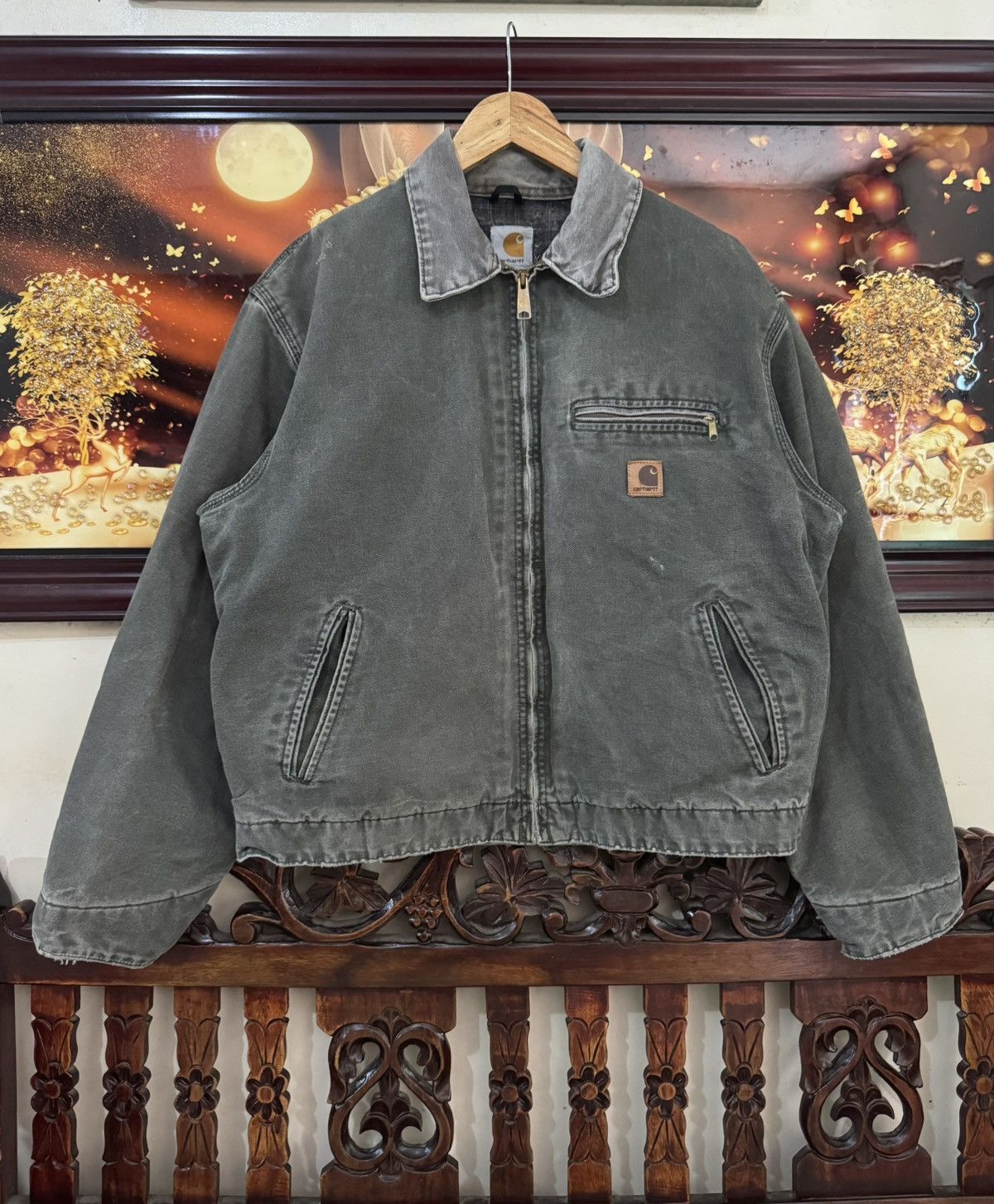 Carhartt Vintage carhartt detroit jacket Size US L / EU 52-54 / 3 - 1 Thumbnail