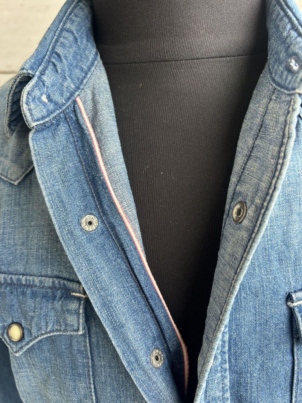*A VONTADE Selvedge Denim Western Shirt Size US M / EU 48-50 / 2 - 8 Thumbnail
