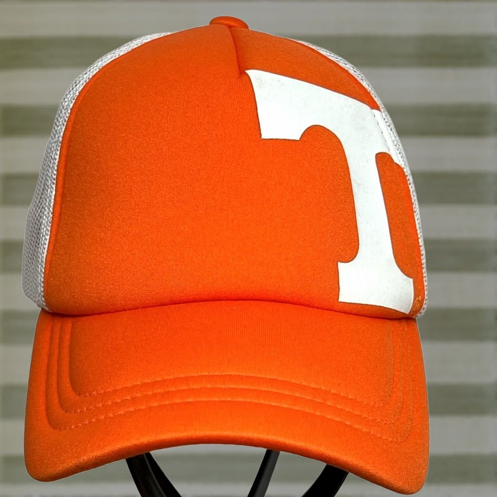 Adidas VINTAGE Adidas Tee Mens One Size Orange Tennessee Volunteers Hat Men Snapback Trucker Cap RARE Size ONE SIZE - 1 Thumbnail