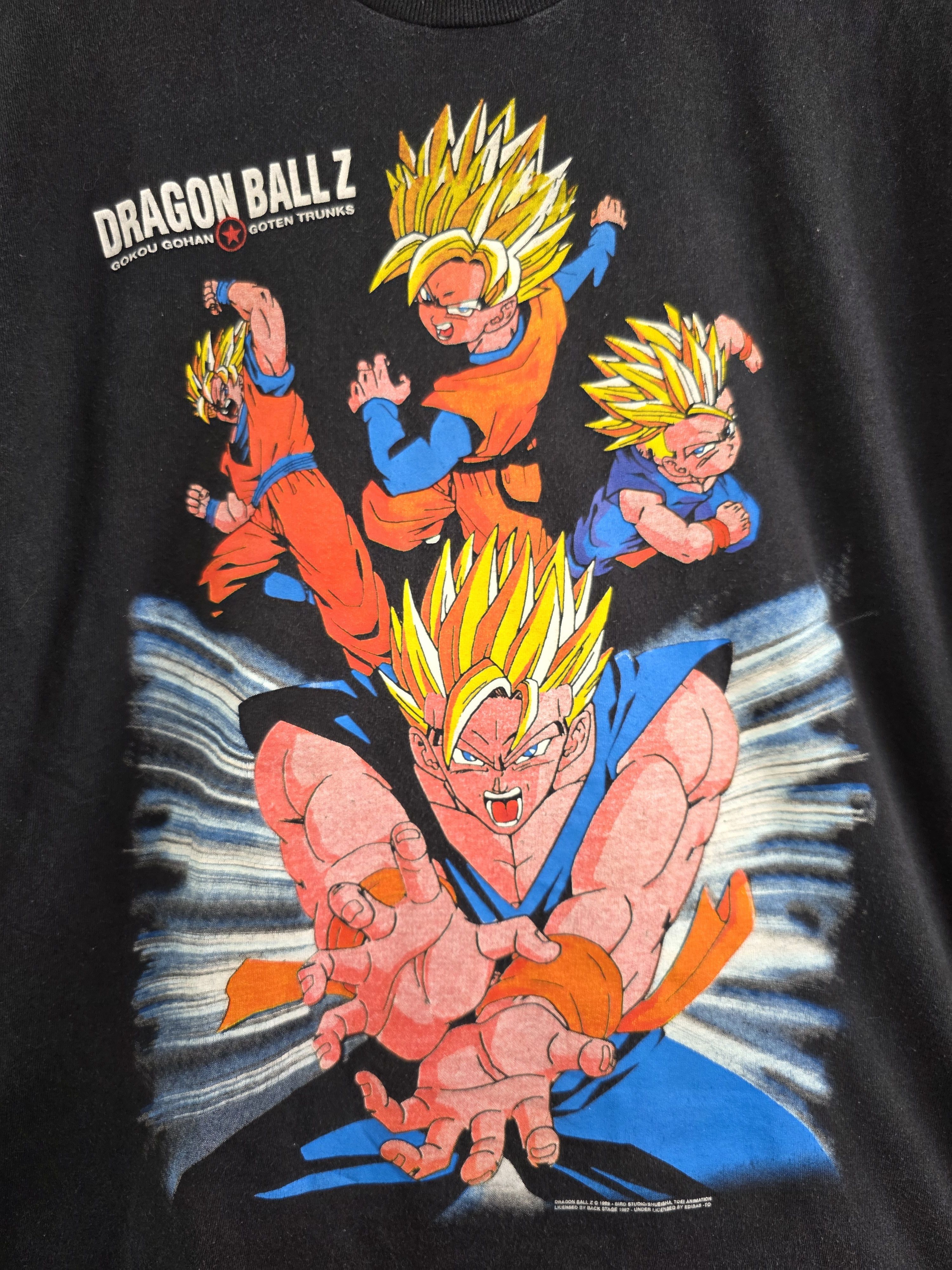Anime 1997 Dragon Ball Z Goku Gohan Goten Trunks L 90s anime Size US L / EU 52-54 / 3 - 3 Thumbnail