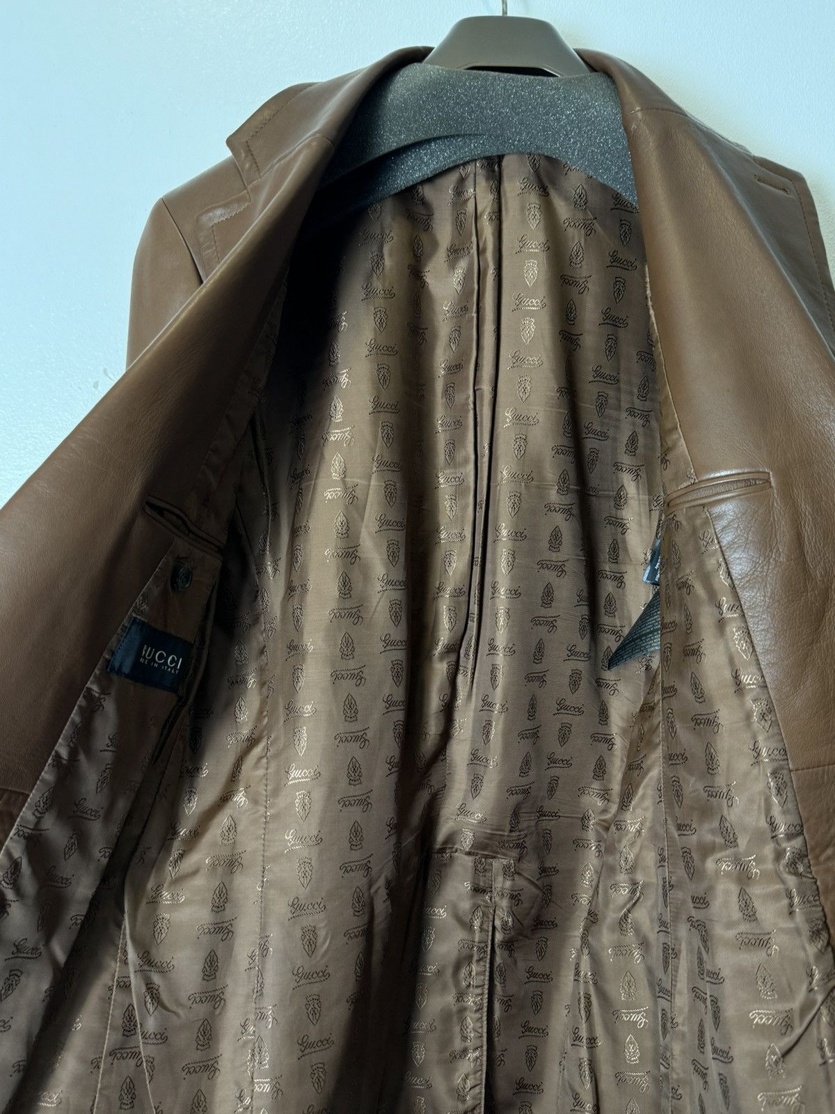 Gucci × Tom Ford Rare | Gucci | Tom Ford | Leather Jacket | Size US S / EU 44-46 / 1 - 9 Thumbnail