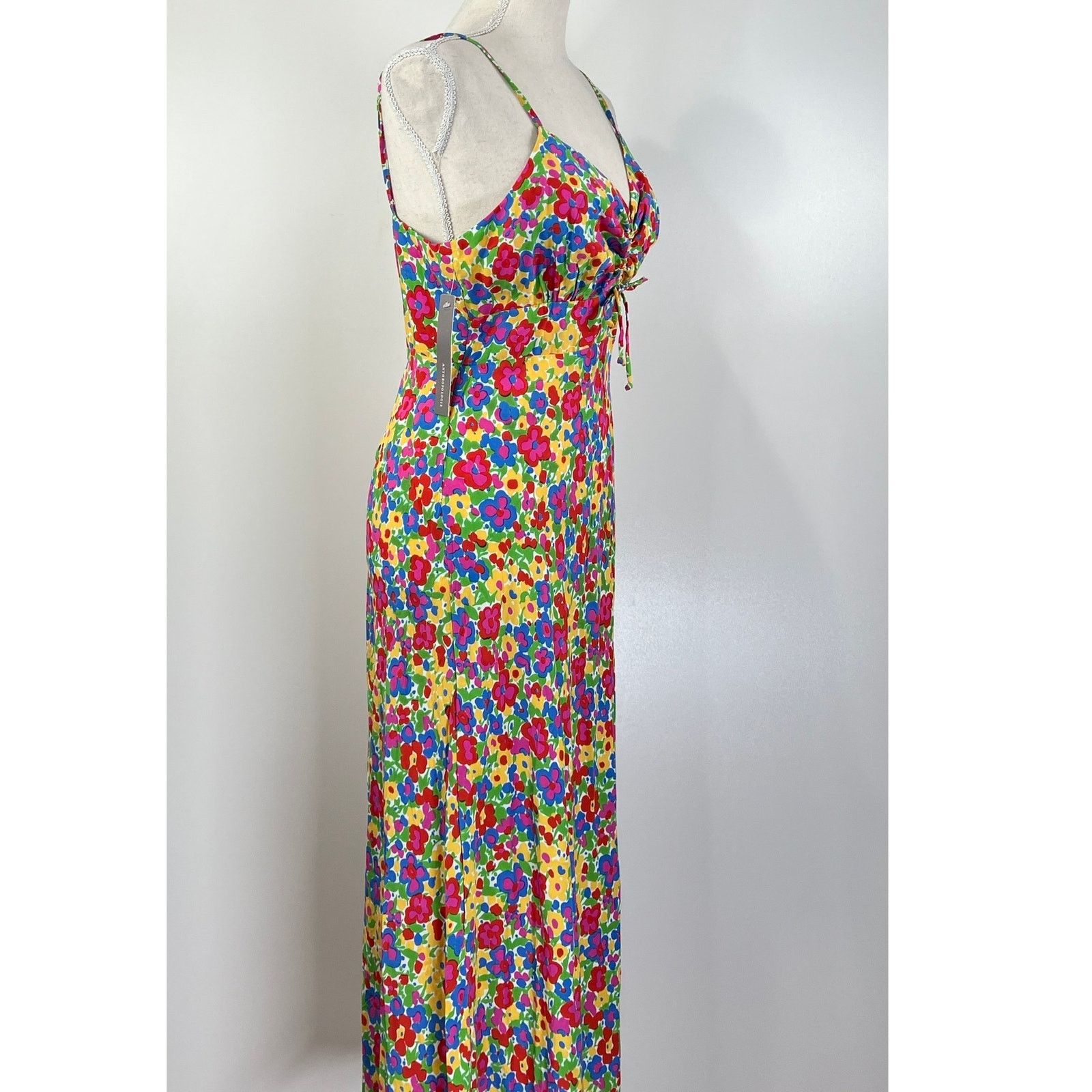 Anthropologie Anthropologie Faithfull the Brand Floral Pop Midi Dress Size M / US 6-8 / IT 42-44 - 7 Thumbnail