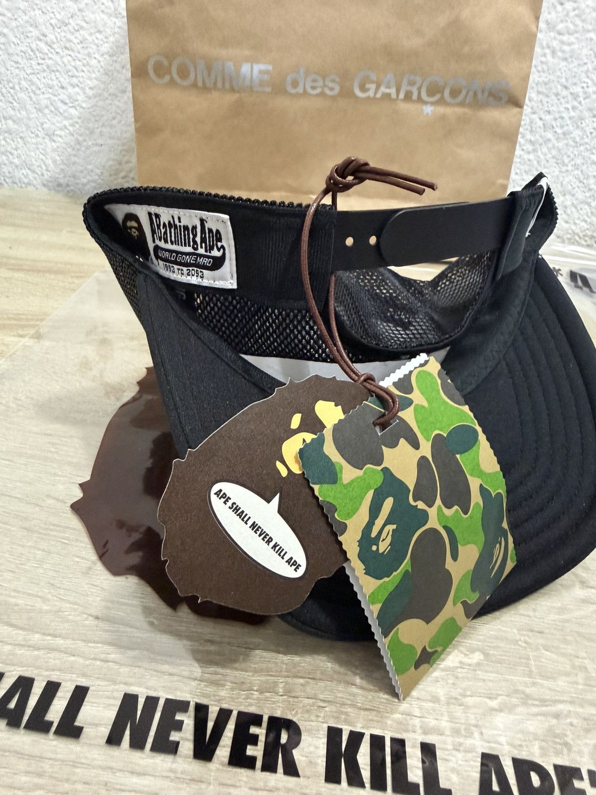 Bape BAPE GLITTER TRUCKER HAT 2026 JAPAN EXCLUSIVE Size ONE SIZE - 3 Thumbnail