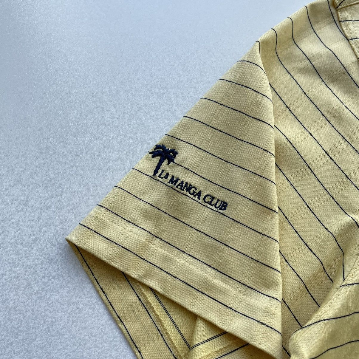 Nike × Tiger Woods × Vintage Nike Tiger Woods Golf LaManga Club Vintage Stripe Polo Shirt Size US XL / EU 56 / 4 - 7 Thumbnail
