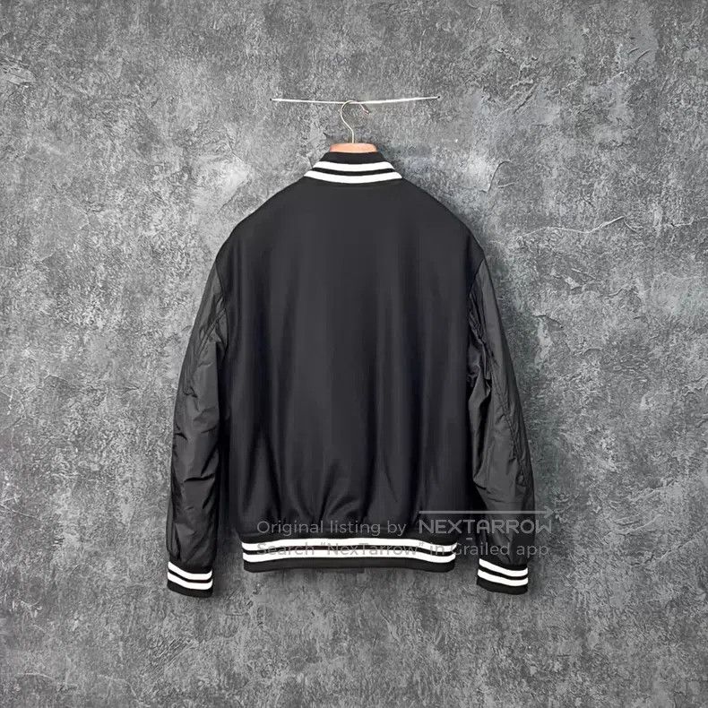 Versace Versace Letter-embroidered baseball collar jacket Size US L / EU 52-54 / 3 - 2 Thumbnail