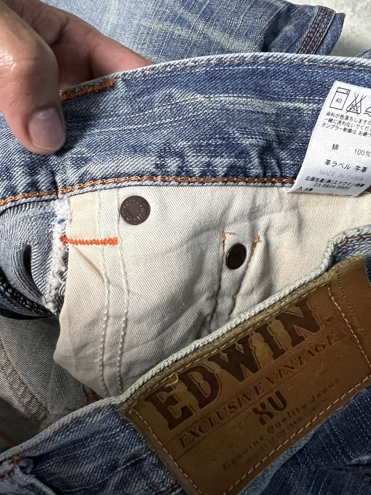 Edwin × If Six Was Nine × Japanese Brand EDWIN EXCLUSIVE VINTAGE XV JEANS RARE Size US 32 / EU 48 - 14 Thumbnail