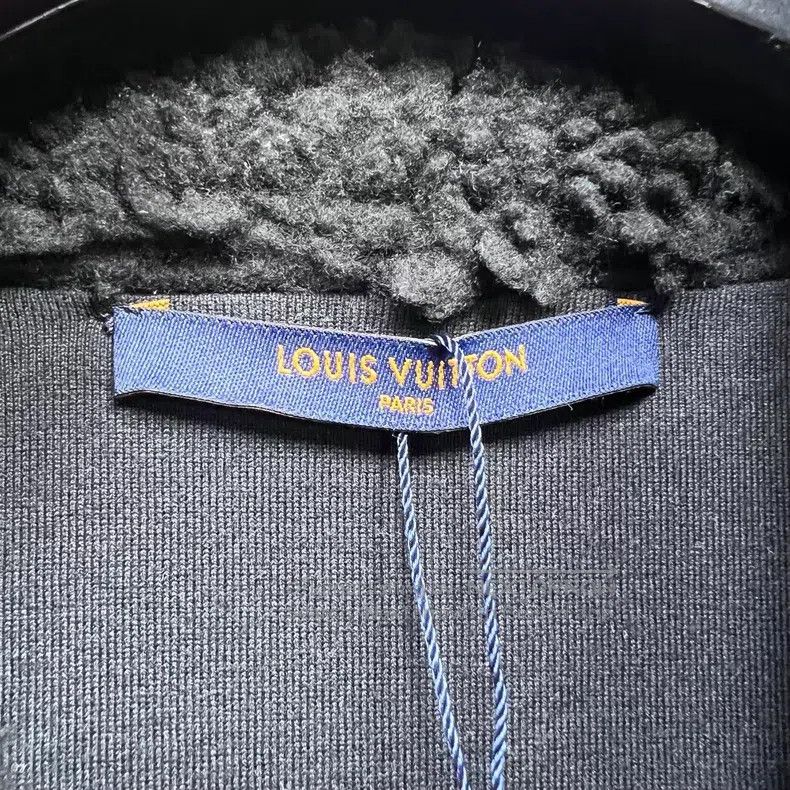 Louis Vuitton Louis Vuitton Nigo Black and Blue Checkerboard Teddy Jacke Size US M / EU 48-50 / 2 - 3 Thumbnail