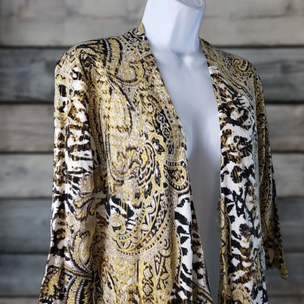 Vintage Chico's Womens Cardigan 3/4 Sleeve Shirt? Size M / US 6-8 / IT 42-44 - 1 Thumbnail