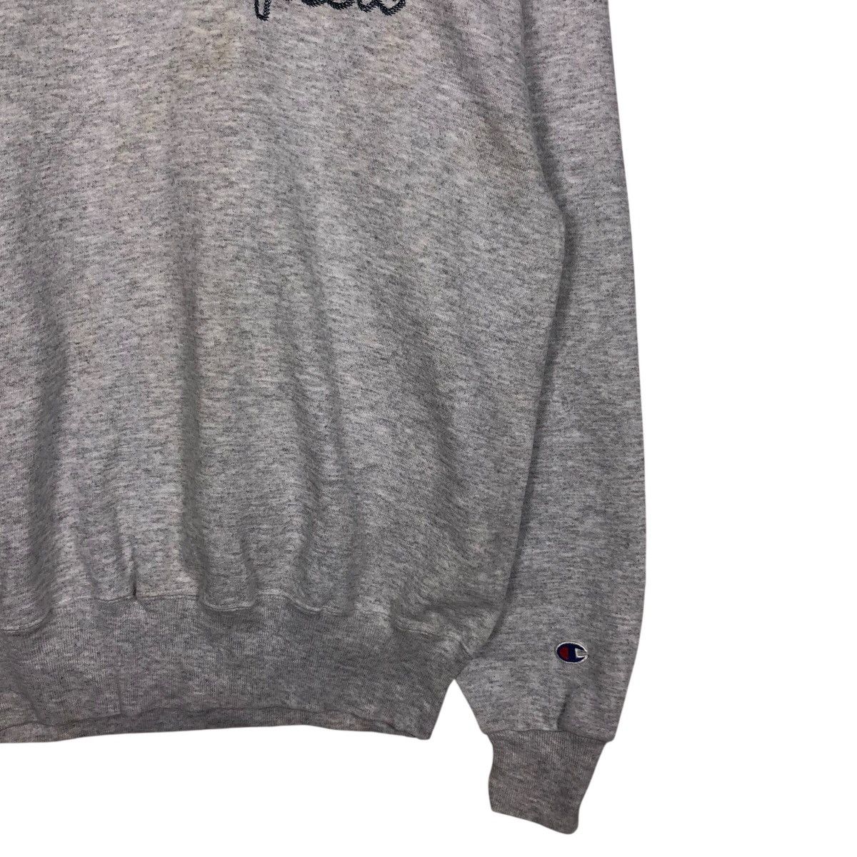 Vintage Vintage Champion Embroidered Script Sweatshirt – Grey Size US M / EU 48-50 / 2 - 6 Thumbnail