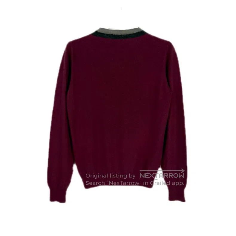 Hermes Hermes Maroon cashmere sweater Size M / US 6-8 / IT 42-44 - 2 Thumbnail