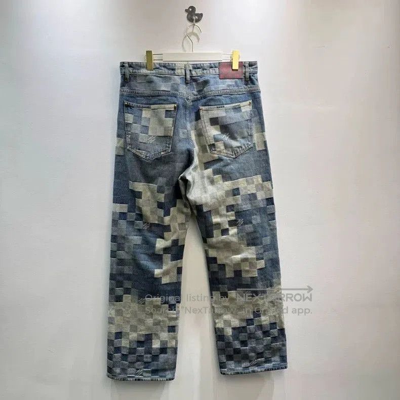 Louis Vuitton LV x Pharrell Checkerboard Denim Jeans . Size US 34 / EU 50 - 4 Thumbnail