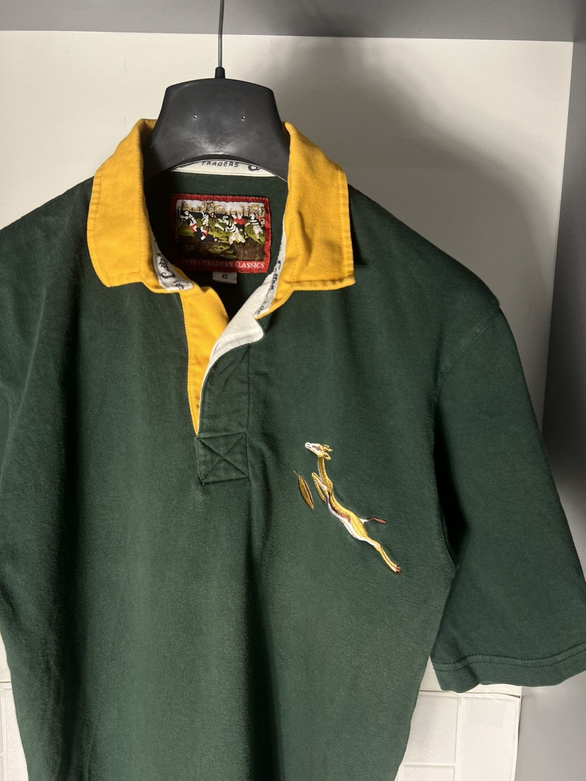 Vintage VERY RARE COTTON TRADERS SOUTH AFRICA RETRO RUGBY JERSEY 90s Size US S / EU 44-46 / 1 - 3 Thumbnail
