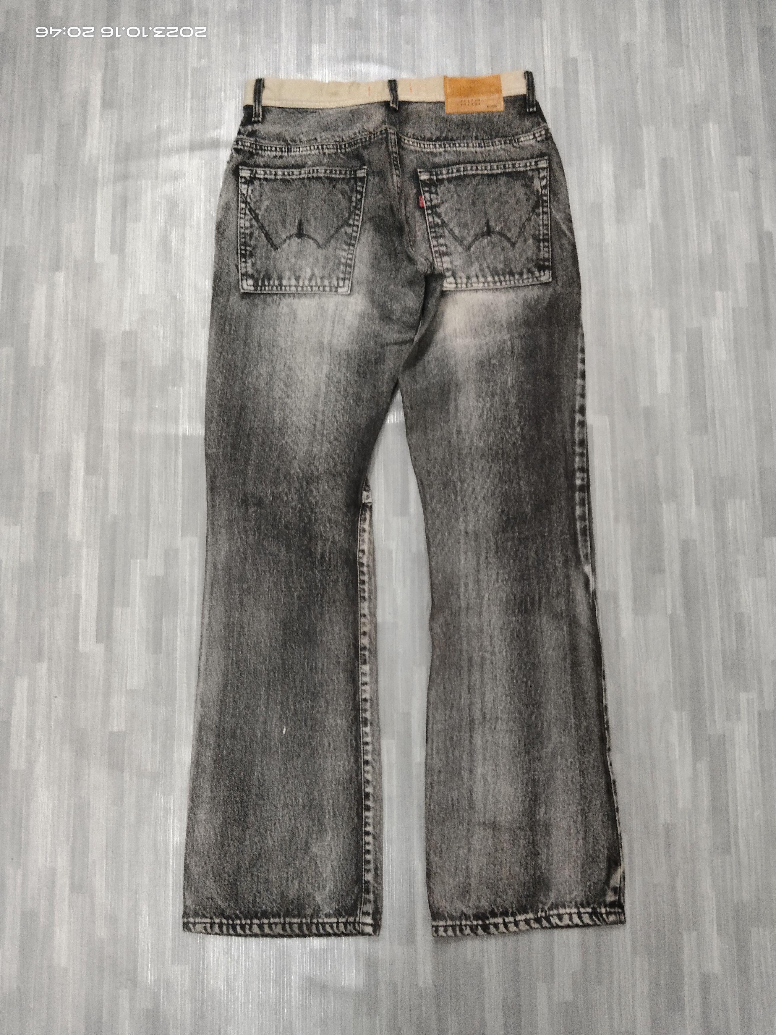 Edwin FLARE WASHED BLACK EDWIN DENIM PANTS Size US 30 / EU 46 - 3 Thumbnail