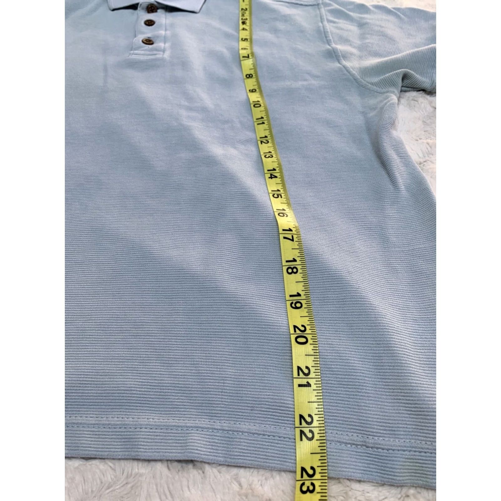 Vintage VINTAGE? Island Shores Polo Shirt Men's Medium Silk Blend Light Blue Short Sleeve Casual Shirt Size US M / EU 48-50 / 2 - 5 Thumbnail