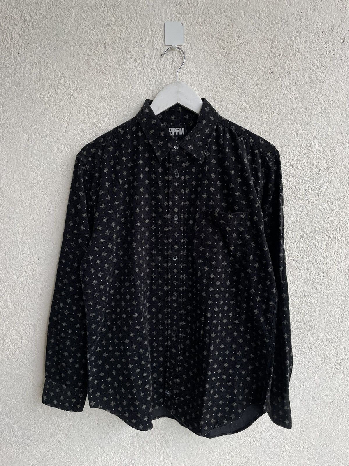 14th Addiction 2000s PPFM Japan Corduroy shirt Gothic Style Size US L / EU 52-54 / 3 - 2 Thumbnail