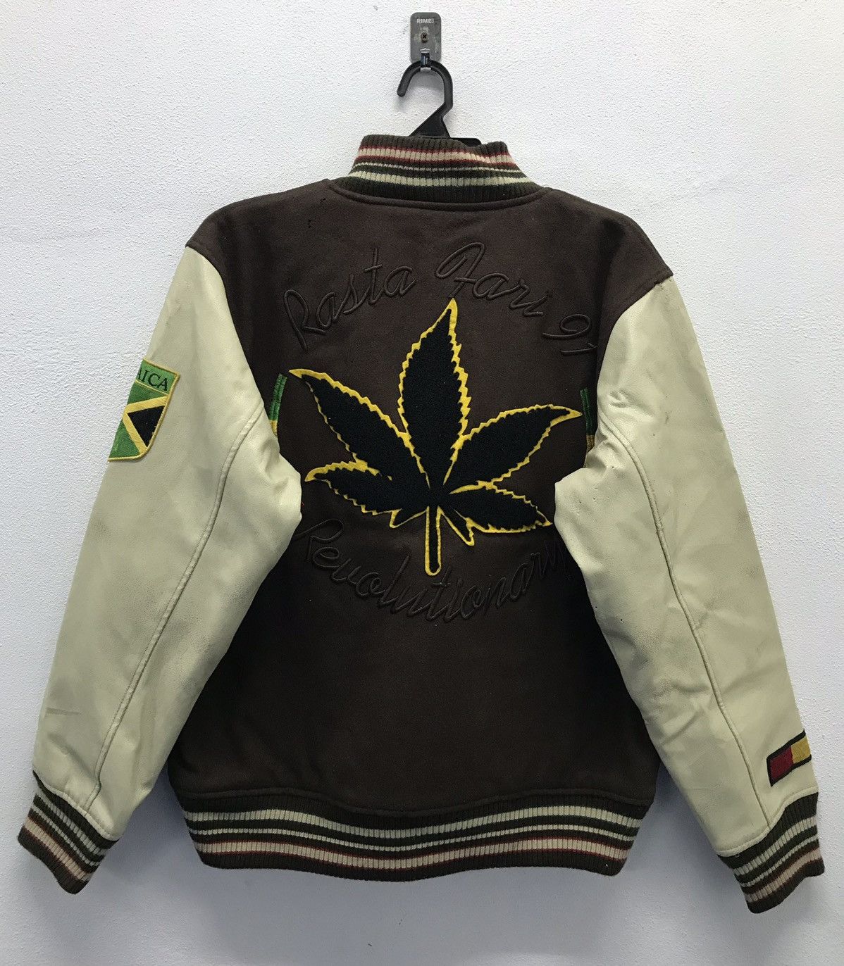 Vintage Vintage Conart Jamaica Varsity Jacket Size US M / EU 48-50 / 2 - 2 Thumbnail