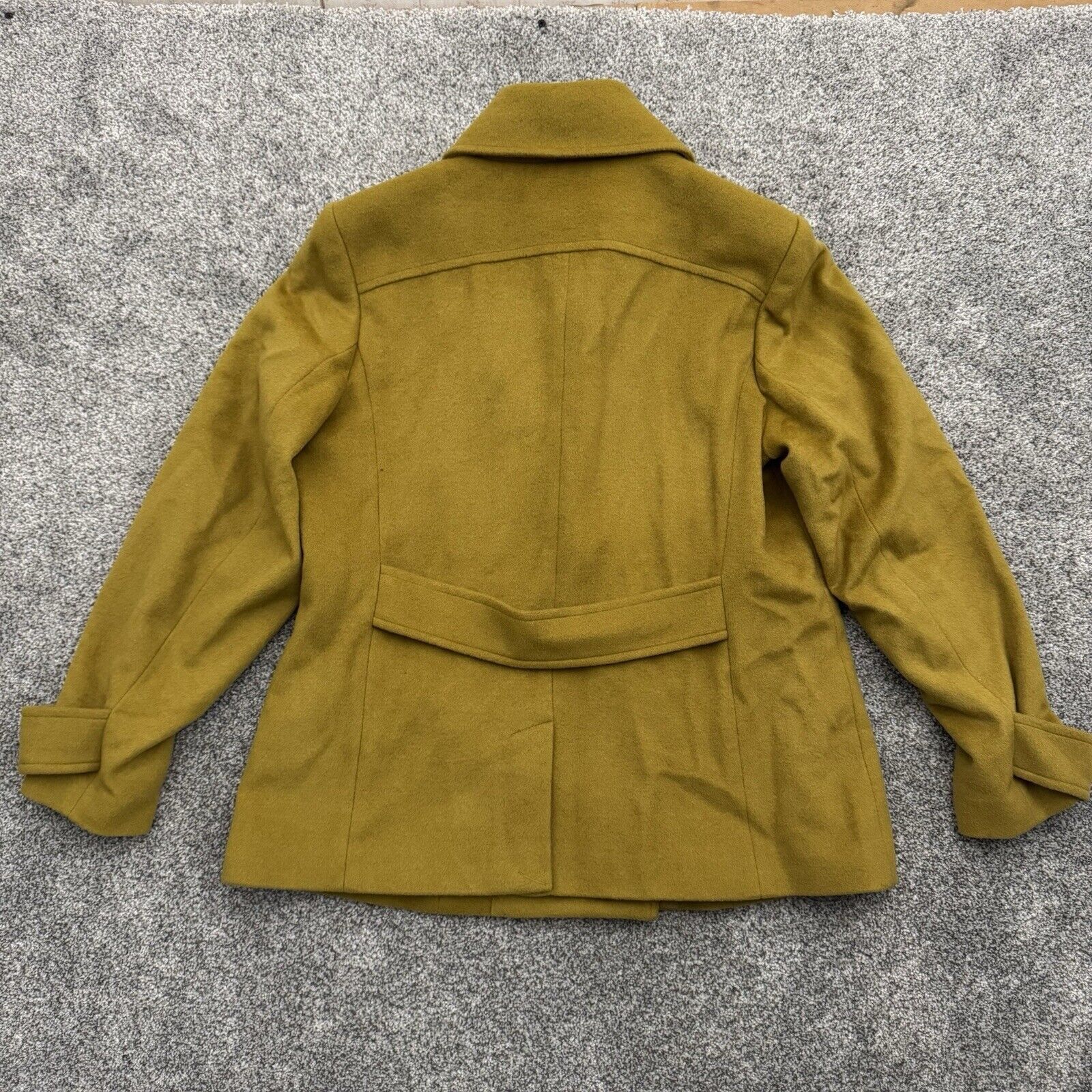 Coldwater Creek Coldwater Creek Wool Blend Winter Coat Women XL 16 Pea Green Size XL / US 12-14 / IT 48-50 - 11 Thumbnail