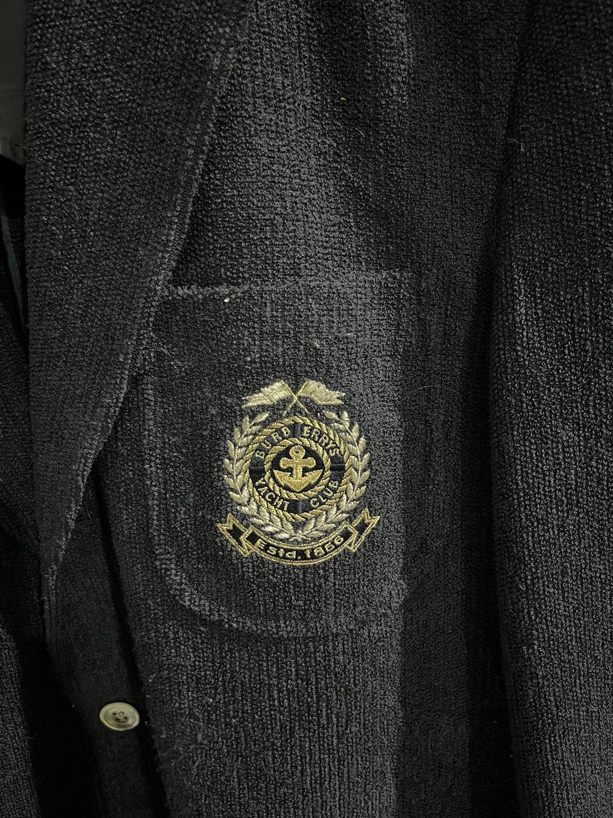 Burberry Vintage Burberrys Yacht Club Cudroy Coat Blazer Size 42L - 5 Thumbnail