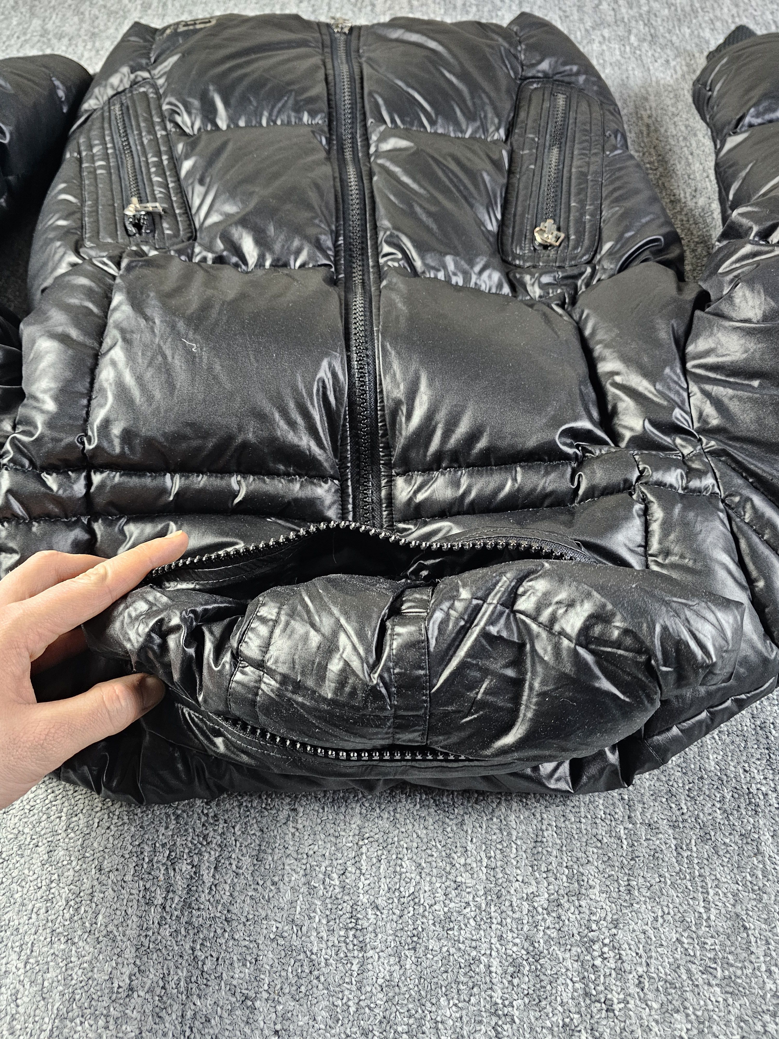 J.Lindeberg J.Lindeberg Down Jacket Men L Black Puffer Nylon Hooded Size US L / EU 52-54 / 3 - 11 Thumbnail