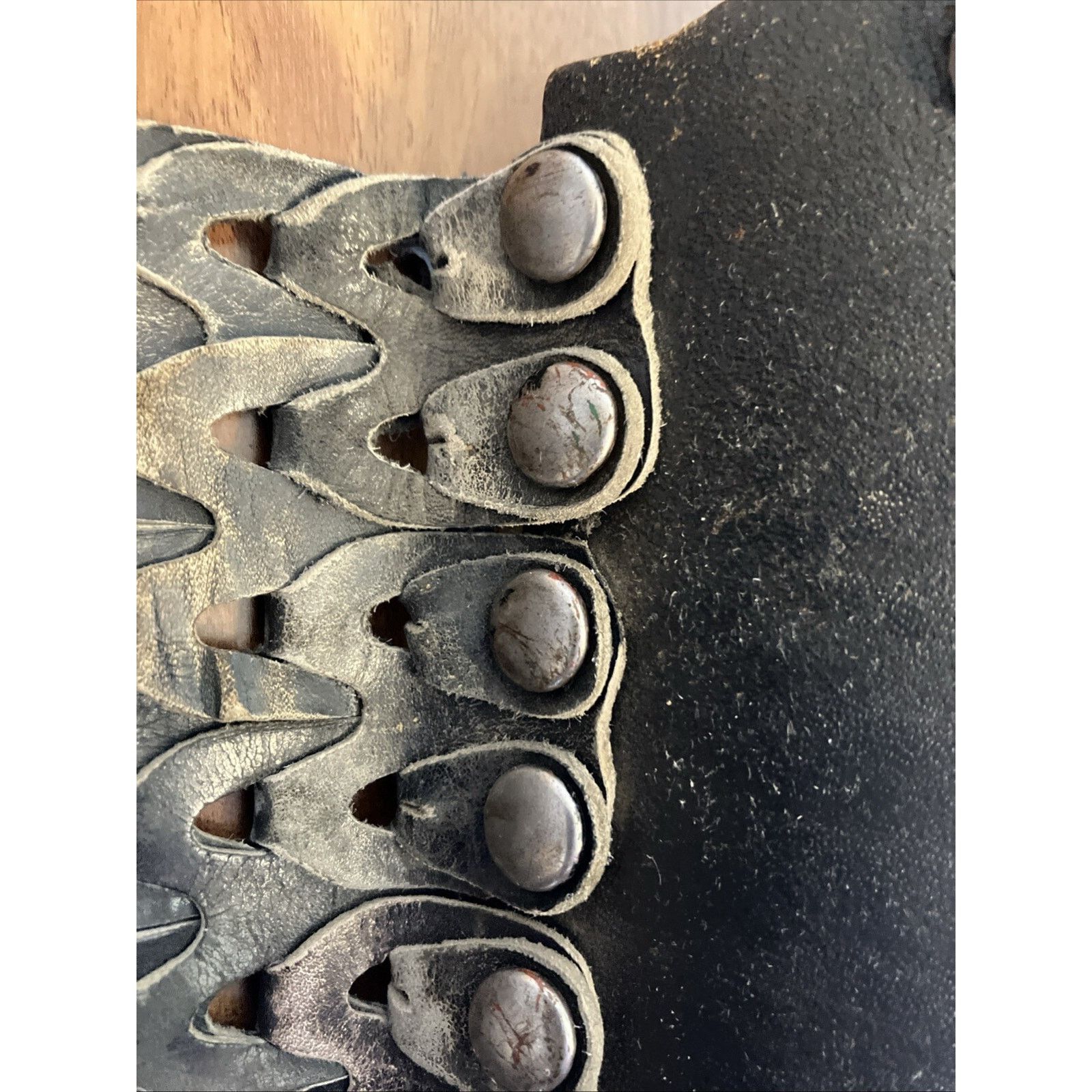 Other Vtg 1950s UNITED AIRLINES Leather Kidney Black Belt Aviator Size ONE SIZE - 24 Thumbnail