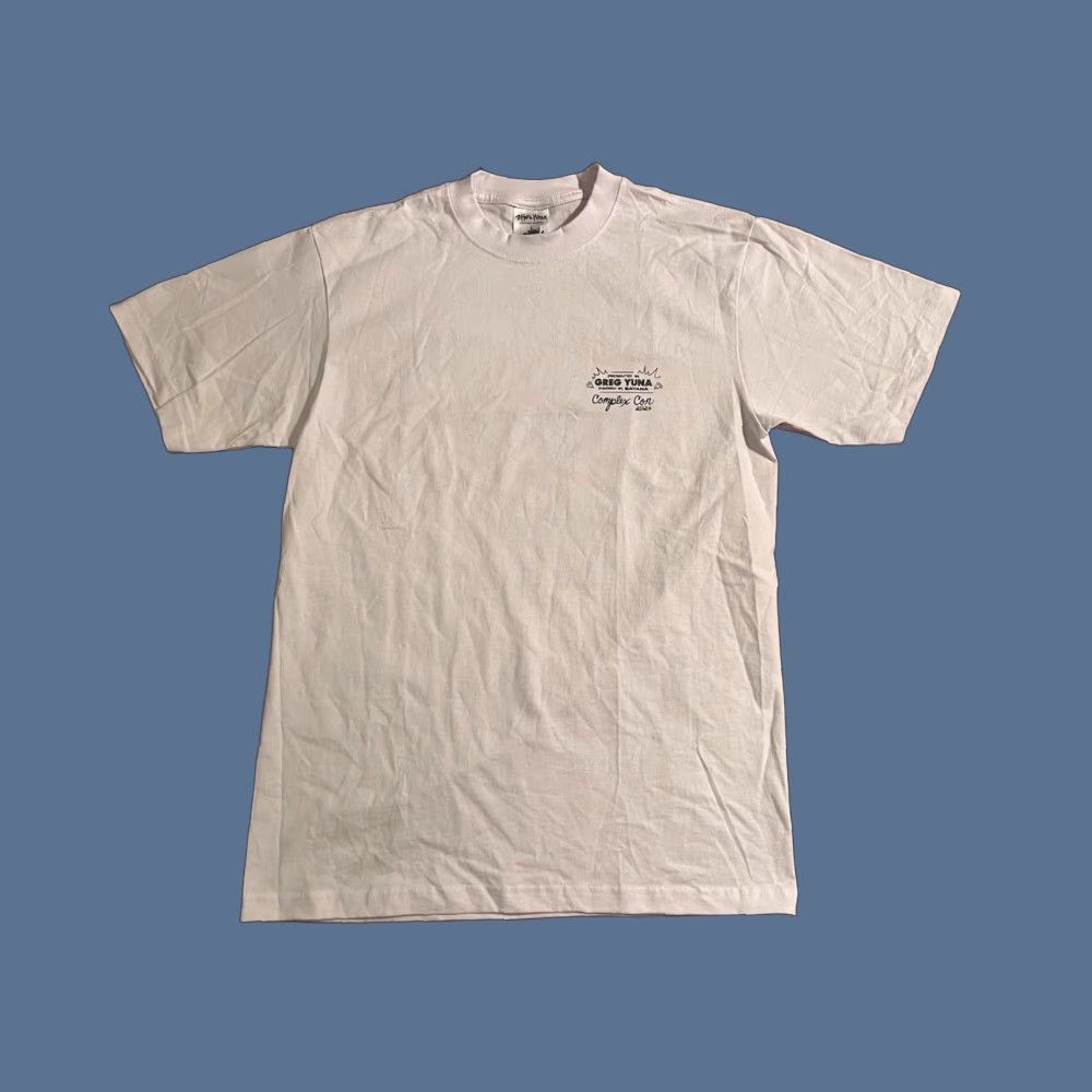 Vintage Complex Con 2024 Las Vegas Greg Yuna Shirt Men’s Large White DEADSTOCK Shirt Mens Large White City Hip Hop Graphic Print 90s? Wait indecipherable Size US L / EU 52-54 / 3 - 1 Thumbnail