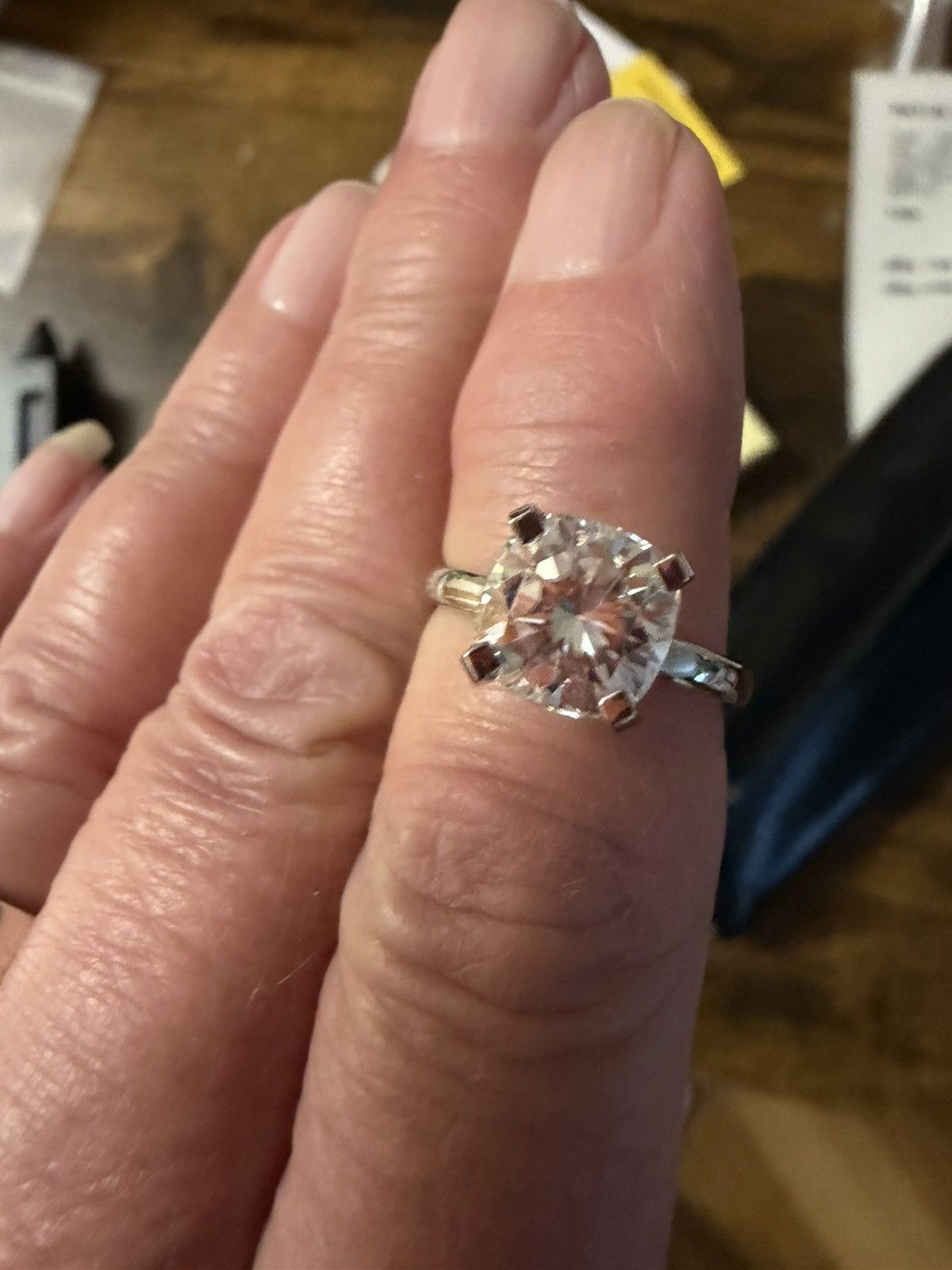 Other Certified 14kt white gold cushion cut 2.60 carat diamond Size ONE SIZE - 5 Thumbnail