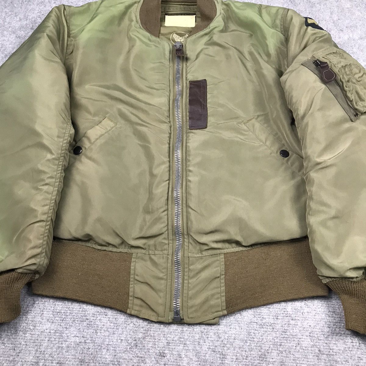 Toyo Enterprises VTG🔥US AIR FORCE BOMBER TOYO ENTERPRISES FADED JACKET 143 Size US M / EU 48-50 / 2 - 2 Thumbnail