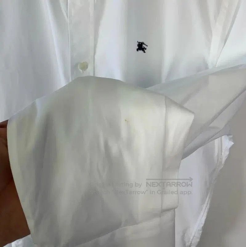 Burberry Burberry White Long Sleeve Men's Shirt. Size US XL / EU 56 / 4 - 5 Thumbnail