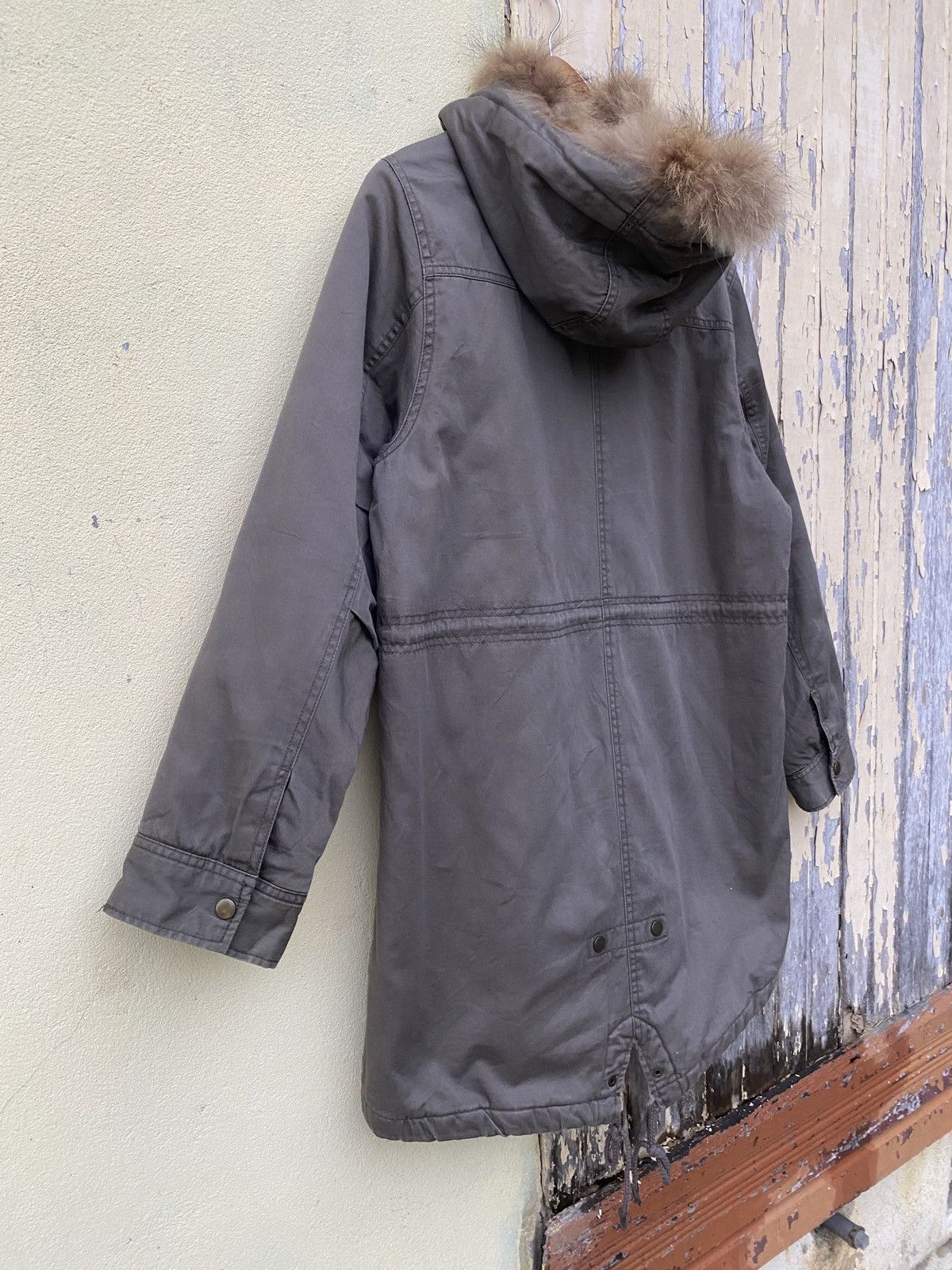 If Six Was Nine × Vintage Vintage colza fur hoodie jacket Size US L / EU 52-54 / 3 - 7 Thumbnail