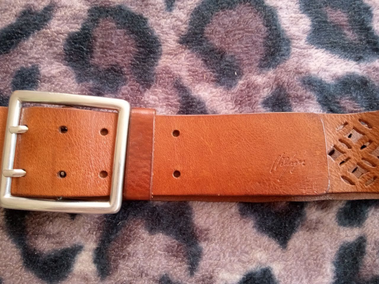 Tommy Hilfiger Vintage Tommy Hilfigher Big Buckle Belt Size ONE SIZE - 3 Thumbnail