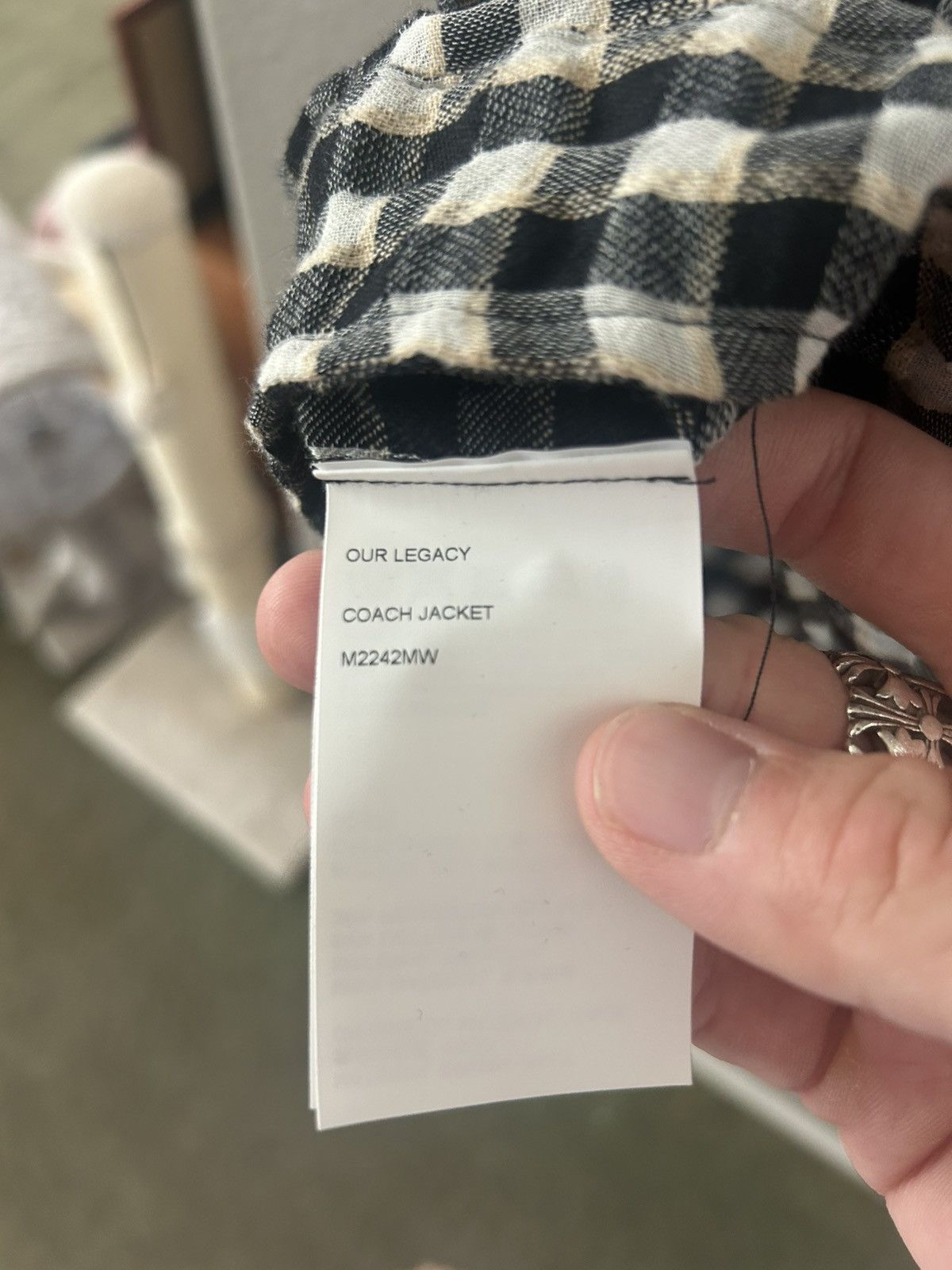 Our Legacy Our Legacy Coach Shirt Wyoming Check Size US XL / EU 56 / 4 - 7 Thumbnail