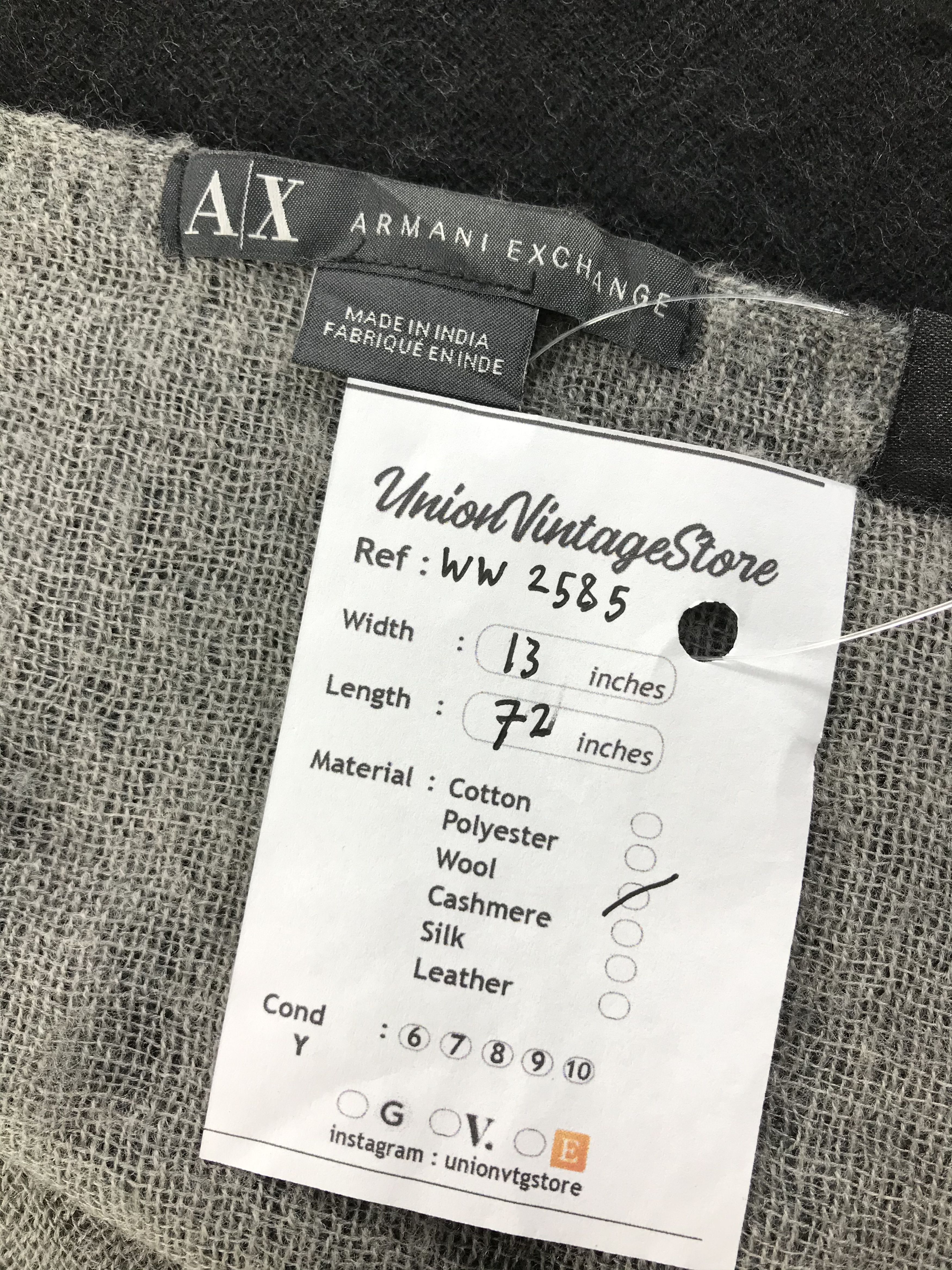 Armani Exchange Armani Scarf / Muffler / Neckwear - WW2585 Size ONE SIZE - 6 Thumbnail