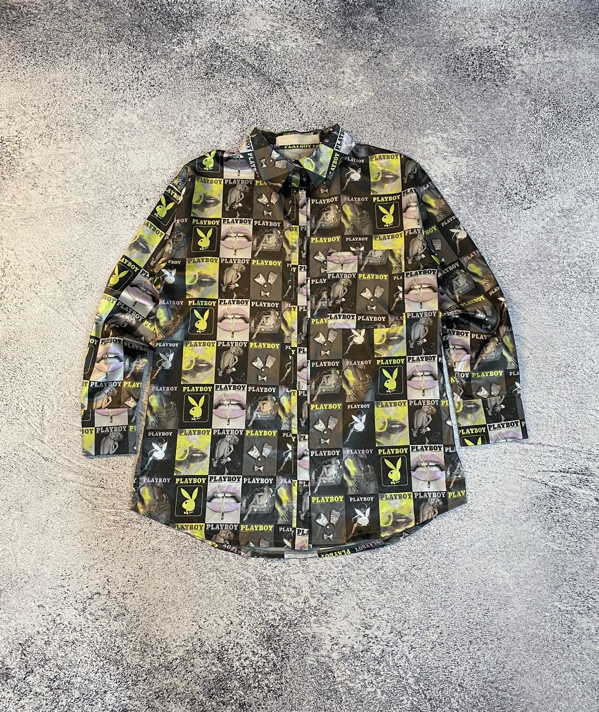 Playboy Playboy X Missquided Monogram Shirt Size US S / EU 44-46 / 1 - 1 Thumbnail