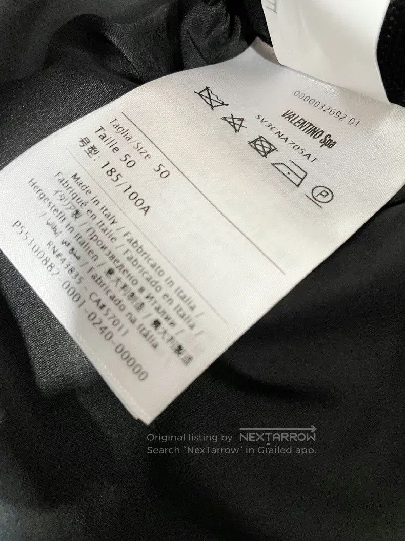 Valentino Valentino Letter print men's hooded down jacket Size US XL / EU 56 / 4 - 7 Thumbnail
