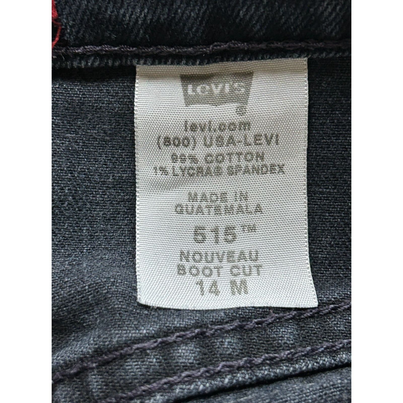 Levi's Levis 515 Womens Nouveau Blue Boot Cut Mid Rise Jeans sz 14 M Size 36" / US 14 / IT 50 - 7 Thumbnail