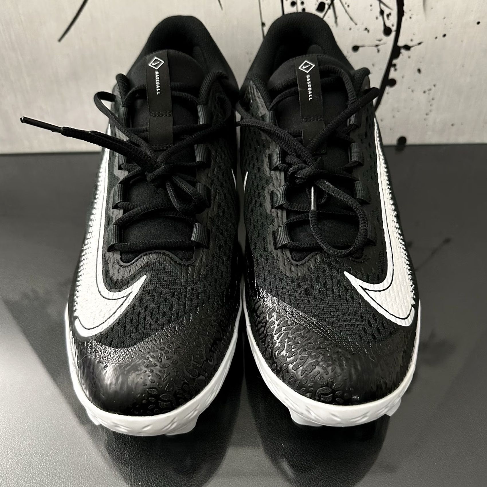 Nike Nike Alpha Huarache Elite 4 Low MCS Baseball Cleats Mens Size 12 FD6221-001 Black Nike Alpha Huarache Elite 4 Low MCS Baseball Cleats Mens 12 Black Size US 12 / EU 45 - 2 Thumbnail