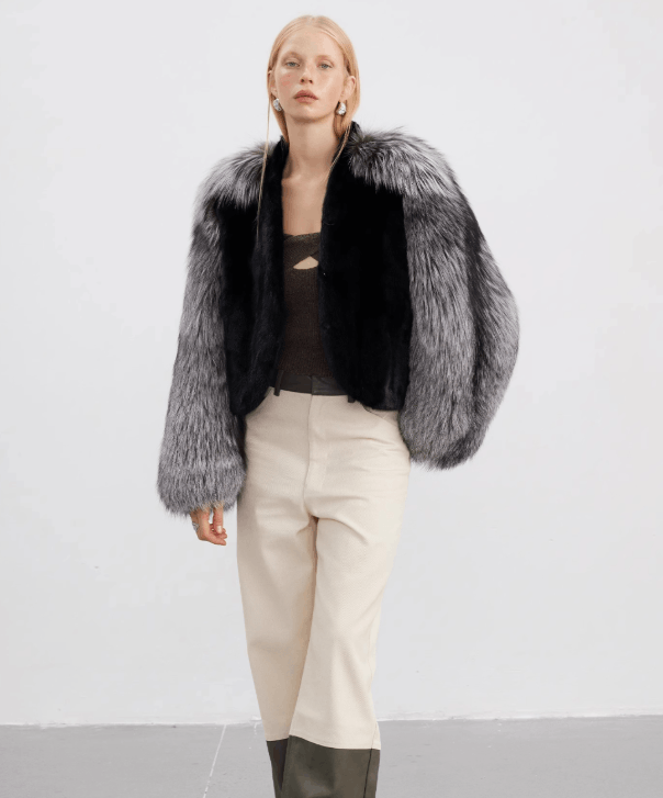 Other Blackglama Mink & Silver Fox Jacket Size L / US 10 / IT 46 - 2 Thumbnail