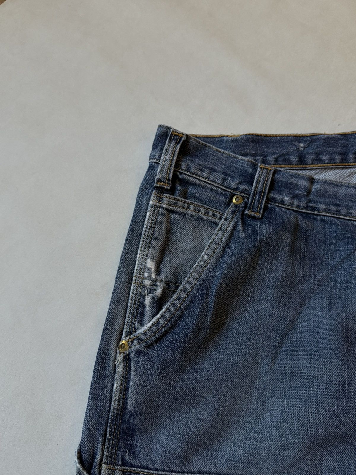 Carhartt Carhartt Double Knee Front Logger Jeans Carpenter Vintage Size US 36 / EU 52 - 7 Thumbnail