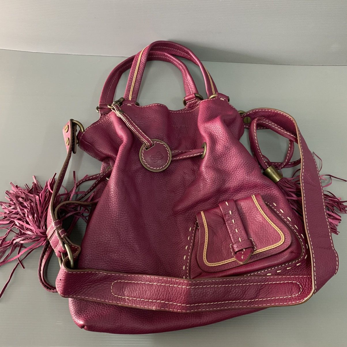Lancel Lancel Paris Leather Shoulder Bag Size ONE SIZE - 2 Thumbnail