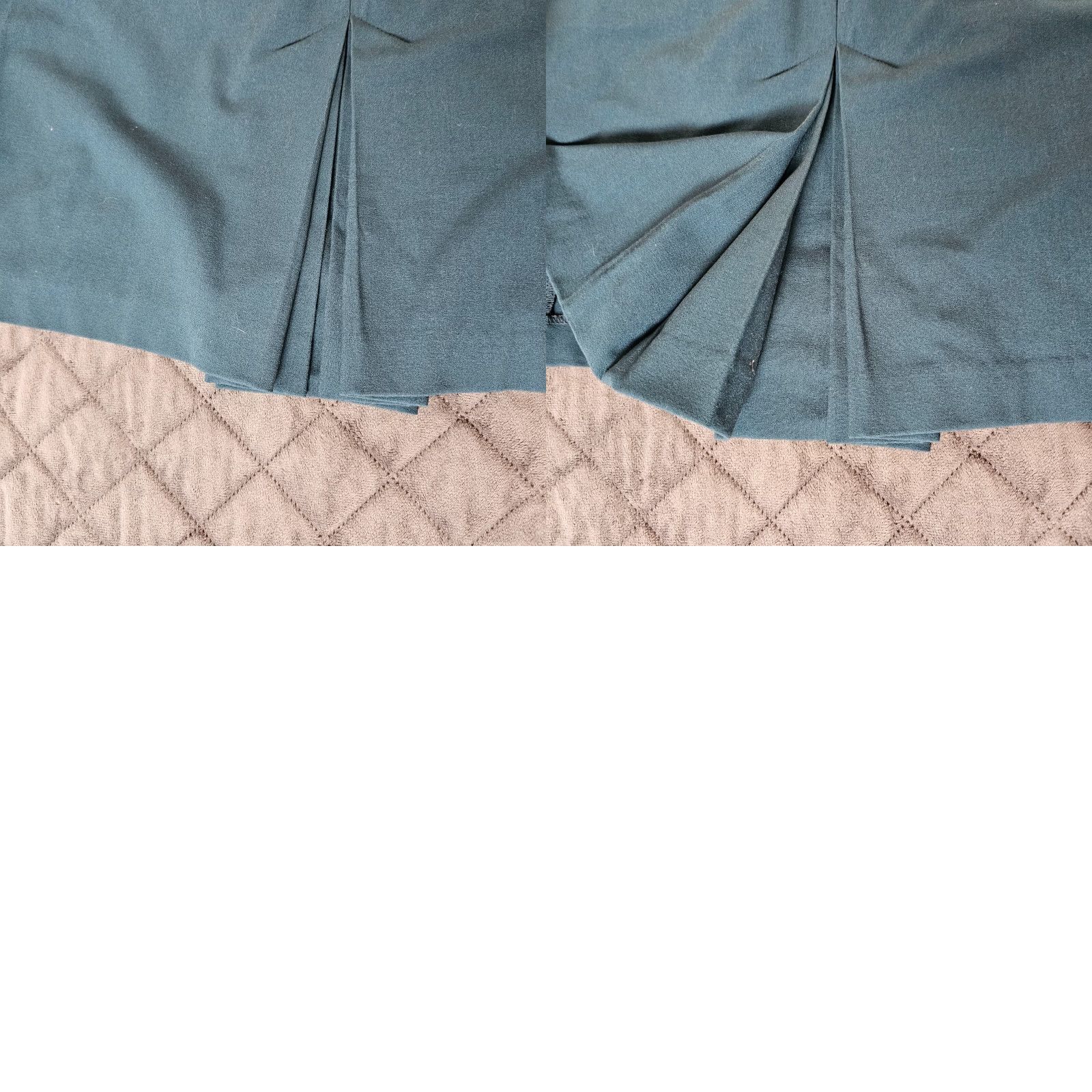 Vintage New York & Company Womens Skirt Pencil Size 6 Teal Pockets Stretch Office Career Preppy Modern Size 28" / US 6 / IT 42 - 8 Thumbnail