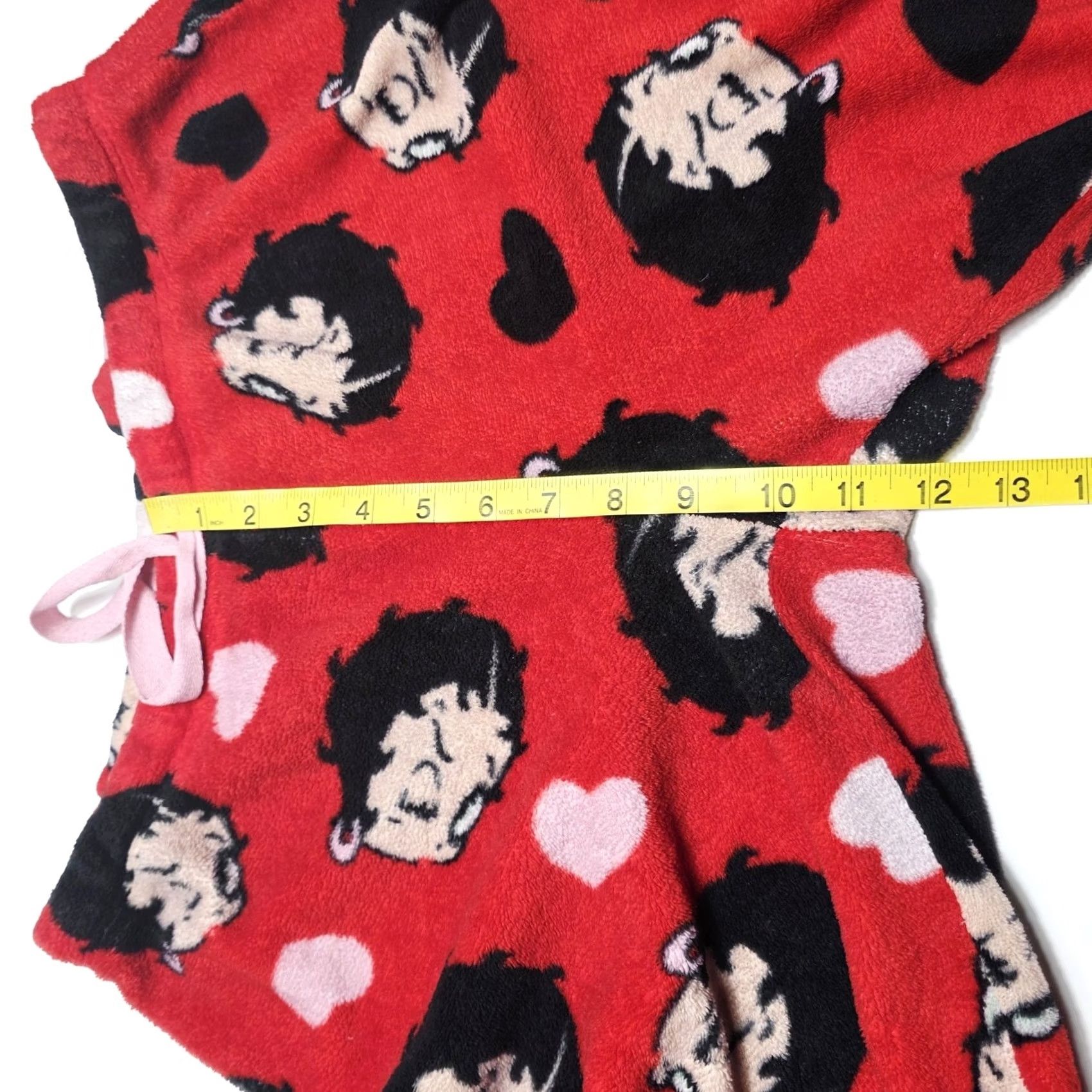 Vintage VINTAGE Betty Boop Pajama Pants Women's Size M Red Fleece Sleepwear Aop Pants Womens M Red Betty Boop Sleepwear Pajama Pants Size 32" / US 10 / IT 46 - 7 Thumbnail
