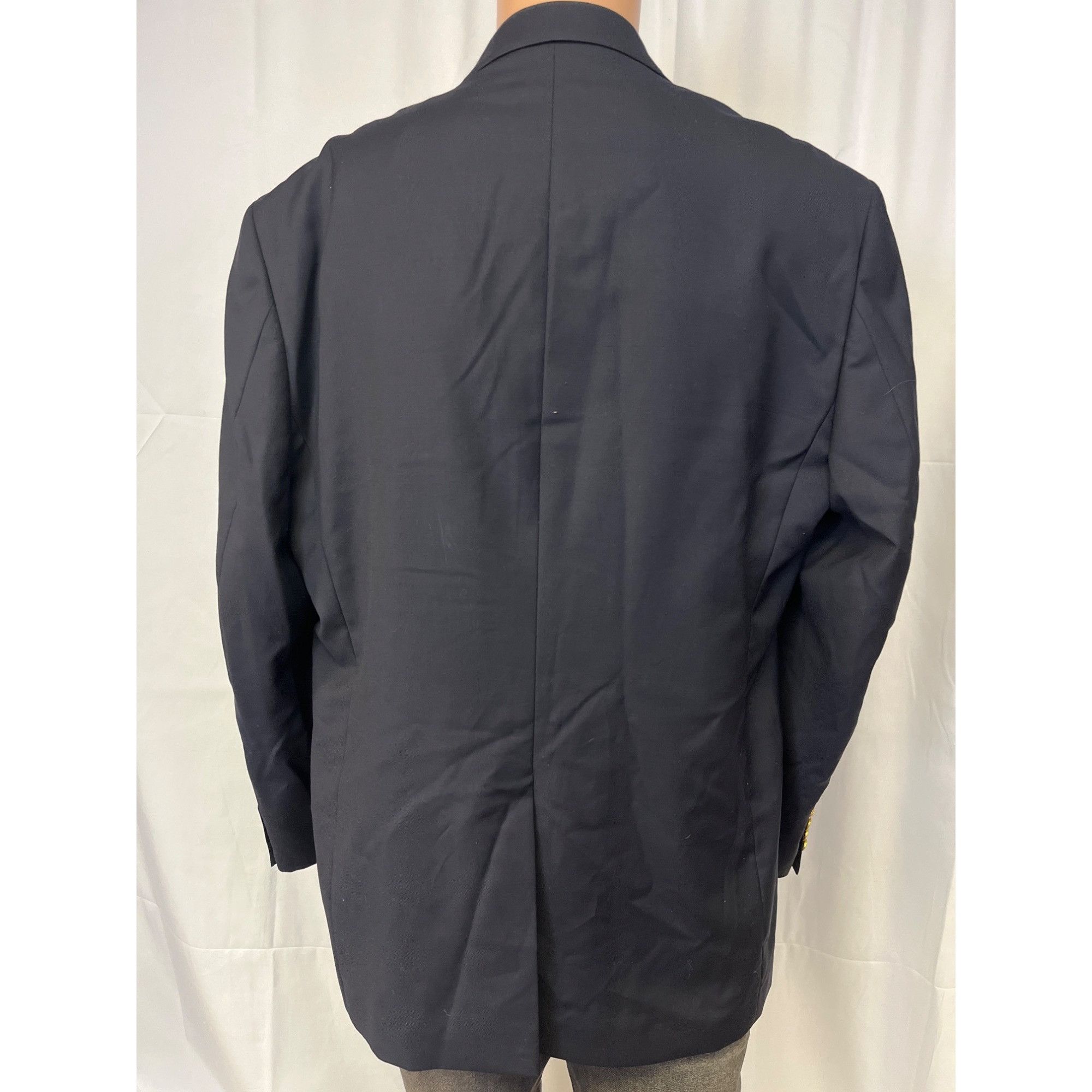 Lauren Ralph Lauren Lauren Ralph Lauren Men's Navy Blue Sports Coat/Blazer Sz 44 Size 44R - 2 Thumbnail