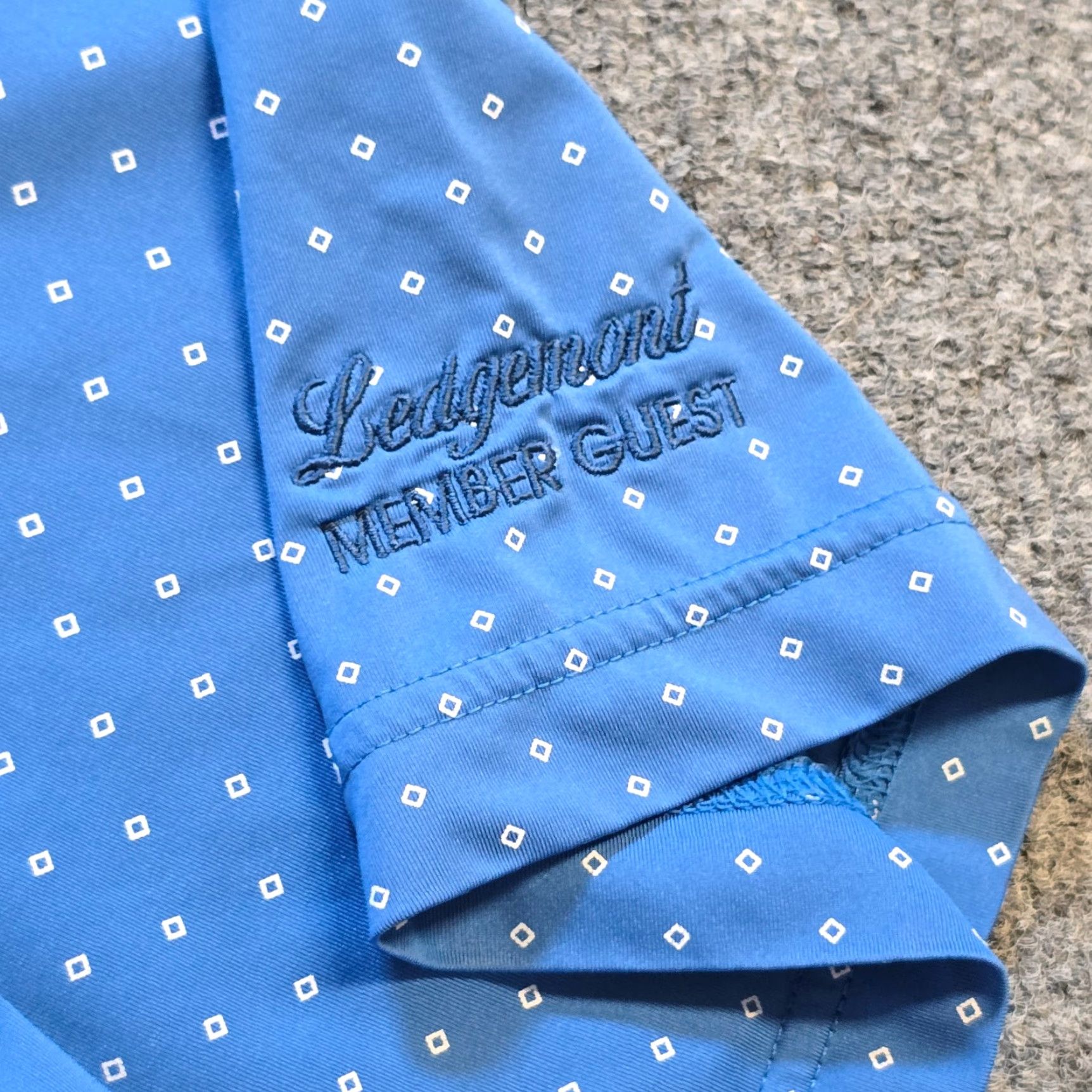 Footjoy FootJoy Polo Shirt Men XL Blue Geometric Golf Performance Stretchy Casual Basic Size US XL / EU 56 / 4 - 4 Thumbnail
