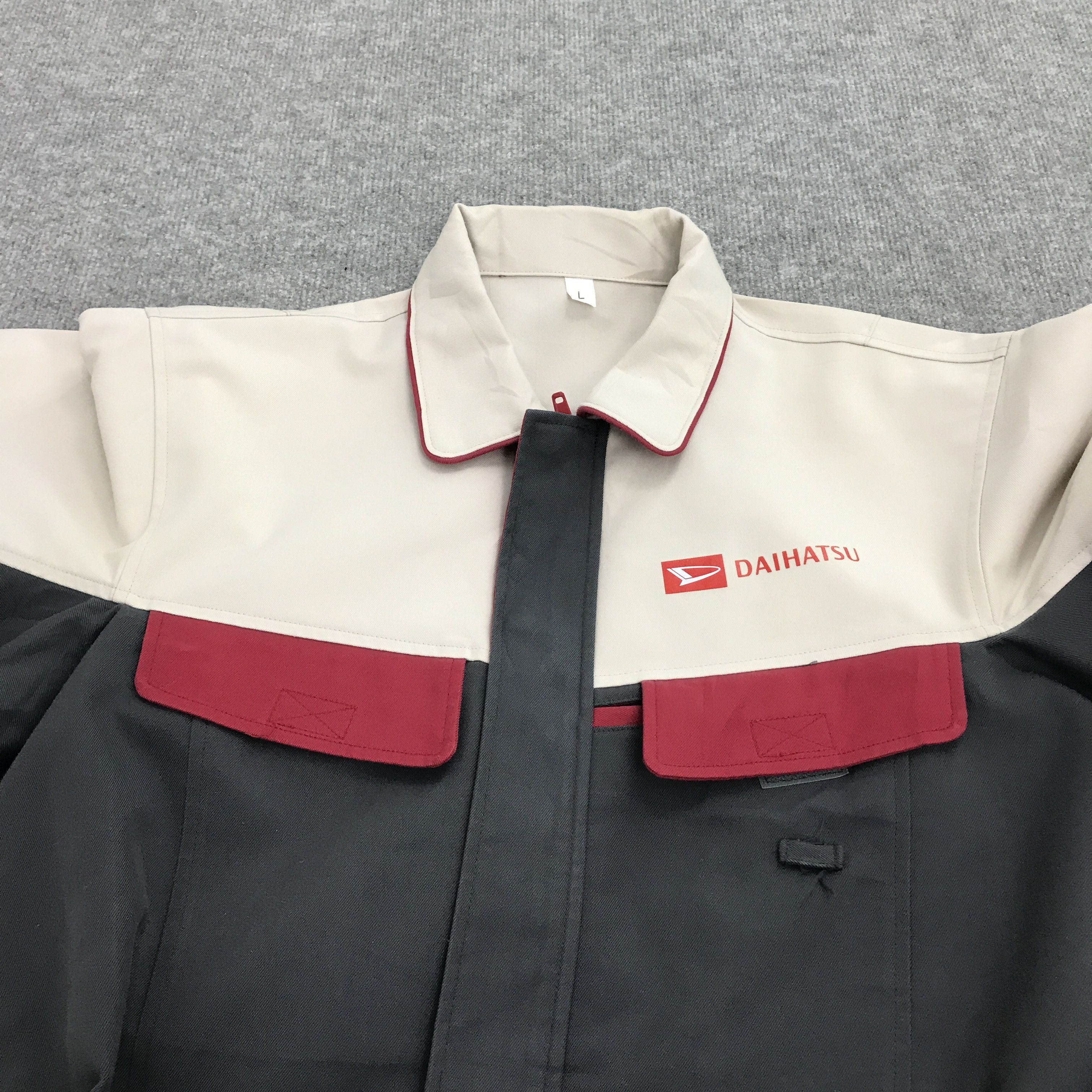 Japanese Brand Vintage daihatsu work uniform up zipper jacket Size US L / EU 52-54 / 3 - 9 Thumbnail
