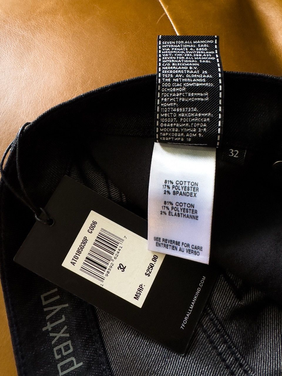7 For All Mankind 7 for all Mankind Airweft Paxtyn Skinny - Size 32 Size US 32 / EU 48 - 7 Thumbnail